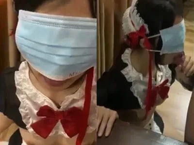 Gấu việt dâm cosplay nô lệ liếm bú con cò điêu luyện