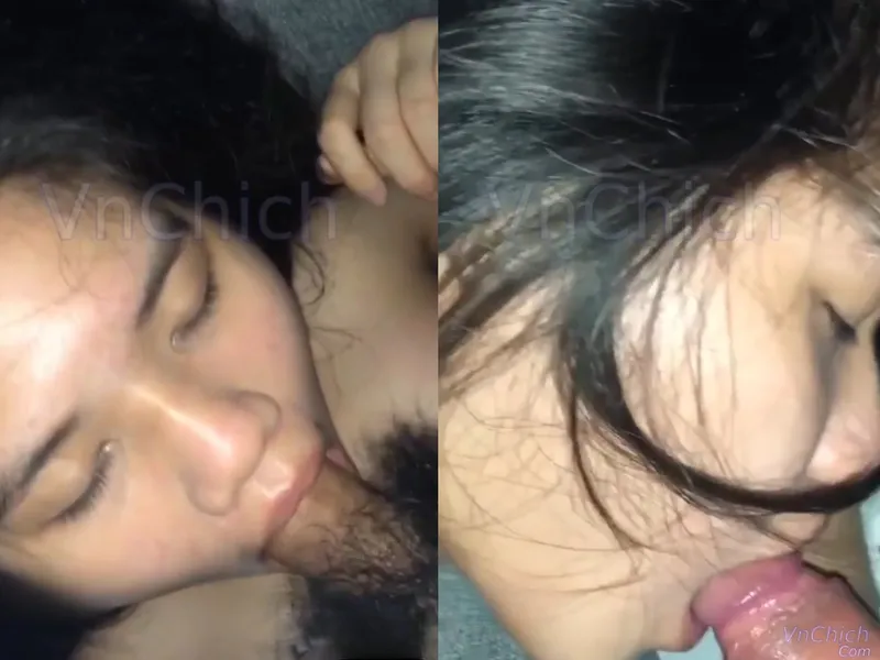 Em học sinh 2k5 ngại ngùng mút cặc trước máy quay